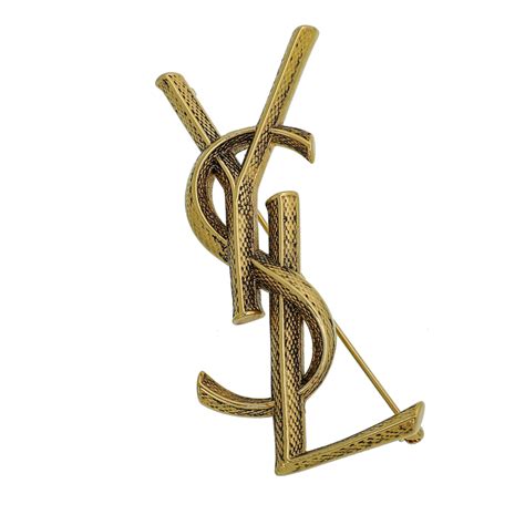 ysl snake brooch